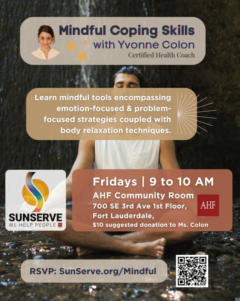 Mindful Coping Skills Self-Care Group flyer