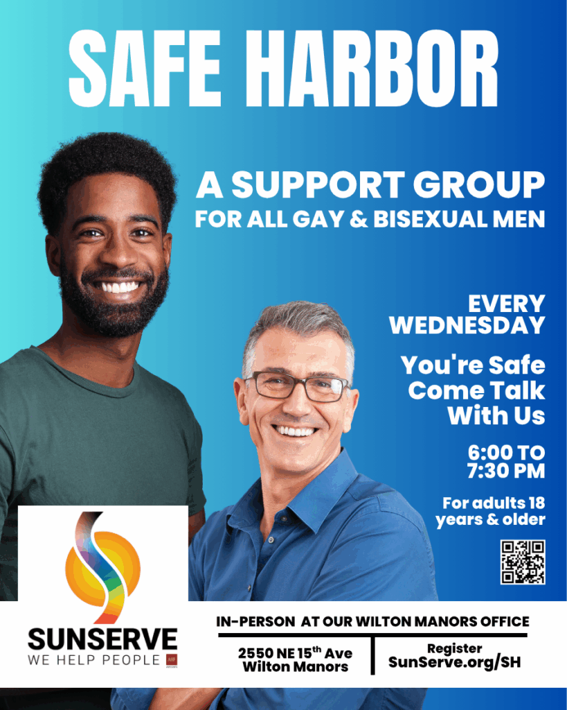 Safe Harbor Support Group flyer