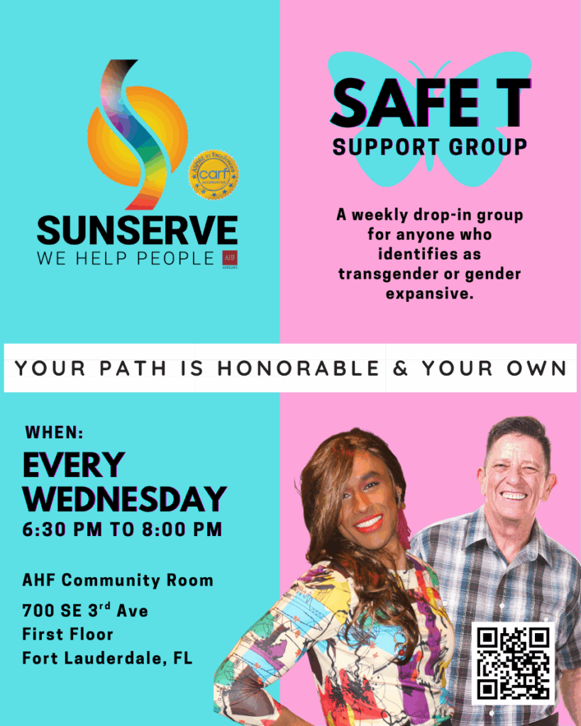 SAFE T Support Group flyer